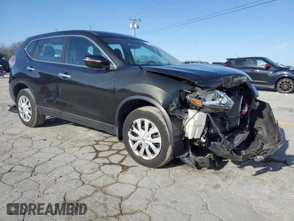 2015 Nissan Rogue S with VIN 5N1AT2MV7FC813612, listed as a Copart auction lot 51331725 with 97,138 mi miles and Salvage Title. Bid and sale history available at DreamBid. Image 4.