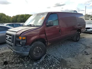 2011 Ford Econoline Cargo Commercial with VIN 1FTNS1EW1BDA37704, listed as a Copart auction lot 72508044 with 268,917 mi miles and Salvage Title. Bid and sale history available at carsss.com. Image 1.