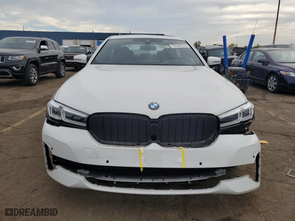 2023 BMW 5 Series 530i xDrive with VIN WBA13BJ00PWY10240, listed as a Copart auction lot 73127274 with 21,020 mi miles and Salvage Title. Bid and sale history available at carsss.com. Image 5.