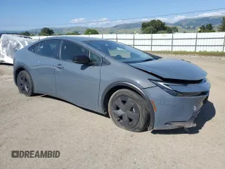 2024 Toyota Prius LE with VIN JTDACAAUXR3019525, listed as a Copart auction lot 54252195 with 22,473 mi miles and Non Repairable. Bid and sale history available at DreamBid. Image 4.