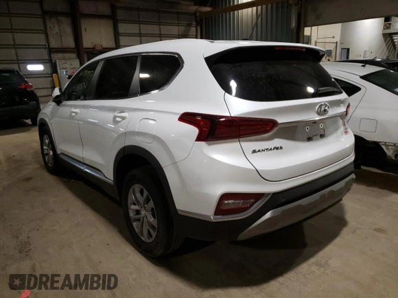 2019 Hyundai Santa Fe SE with VIN 5NMS2CAD4KH080458, listed as a Copart auction lot 64786912 with 43,874 mi miles. Bid and sale history available at carsss.com. Image 3.