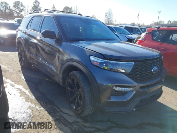 2020 Ford Explorer ST with VIN 1FM5K8GCXLGB71411, listed as a IAAI auction lot 41131576 with 72,162 mi miles. Bid and sale history available at carsss.com. Image 1.