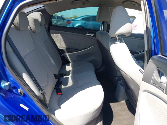 2014 Hyundai Accent GLS with VIN KMHCT4AE0EU655857, listed as a IAAI auction lot 41987827 with 172,535 mi miles. Bid and sale history available at carsss.com. Image 8.