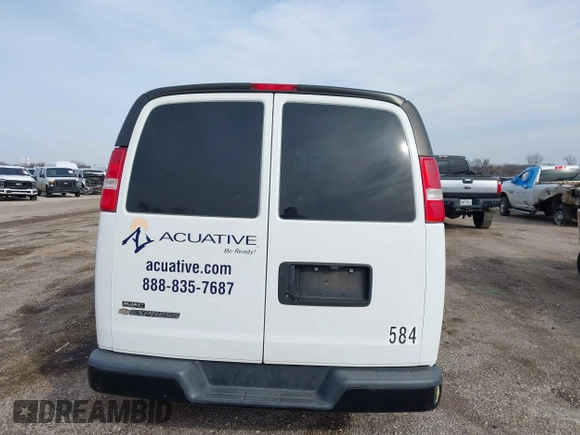 2019 Chevrolet Express Cargo with VIN 1GCWGAFP5K1204368, listed as a IAAI auction lot 41532048 with 121,630 mi miles and . Bid and sale history available at DreamBid. Image 16.