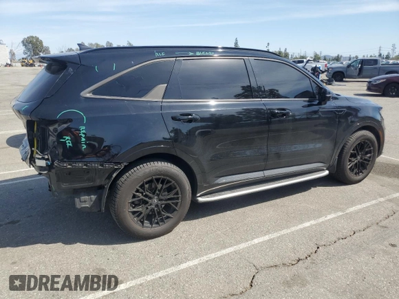 2022 Kia Sorento S with VIN 5XYRL4LCXNG152137, listed as a Copart auction lot 49914195 with 33,491 mi miles and Salvage Title. Bid and sale history available at carsss.com. Image 3.