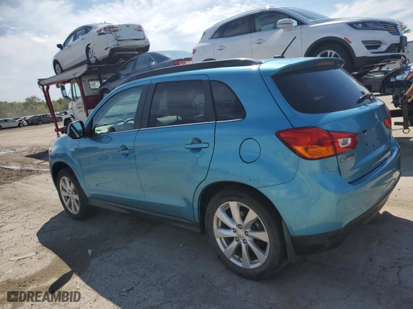 2014 Mitsubishi Outlander Sport SE with VIN 4A4AR4AU8EE026139, listed as a Copart auction lot 68538104 with 38,966 mi miles and Salvage Title. Bid and sale history available at carsss.com. Image 2.