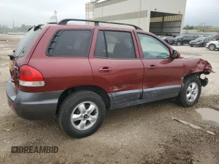 2005 Hyundai Santa Fe GLS with VIN KM8SC73D05U875632, listed as a Copart auction lot 54962394 with 80,394 mi miles and Salvage Title. Bid and sale history available at carsss.com. Image 3.