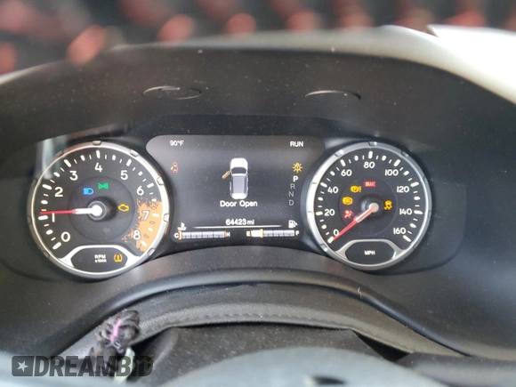 2015 Jeep Renegade Trailhawk with VIN ZACCJBCT8FPB28355, listed as a Copart auction lot 48738275 with 64,423 mi miles and Salvage title. Bid and sale history available at DreamBid. Image 9.