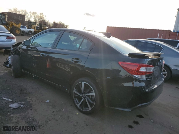 2023 Subaru Impreza Sport with VIN 4S3GKAM63P3603322, listed as a Copart auction lot 83530604 with 12,098 mi miles and Salvage Title. Bid and sale history available at carsss.com. Image 2.
