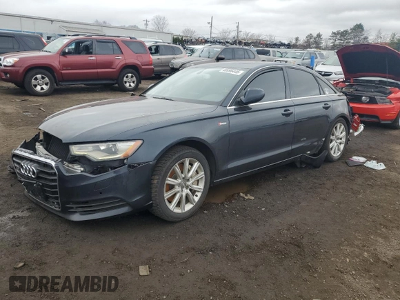 2014 Audi A6 Premium Plus z VIN WAUFGBFC6EN042828, wystawiony jako Copart lot #49996445 z przebiegiem 117 707 mil mil oraz Szkoda całkowita • Salvage title. Historia ofert i sprzedaży dostępna na DreamBid. Obrazek 1.