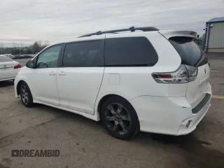2012 Toyota Sienna SE with VIN 5TDXK3DC6CS185557, listed as a Copart auction lot 53316495 with 131,898 mi miles and Salvage Title. Bid and sale history available at carsss.com. Image 2.