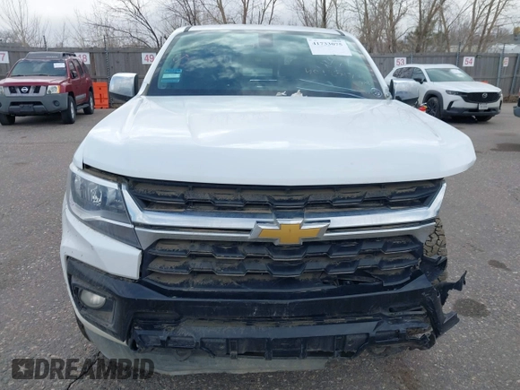 2022 Chevrolet Colorado 4WD LT with VIN 1GCHTCEA0N1249378, listed as a IAAI auction lot 41733075 with 37,641 mi miles and . Bid and sale history available at DreamBid. Image 12.