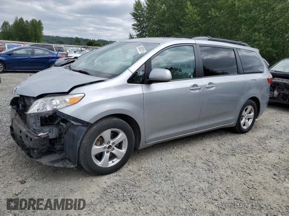2016 Toyota Sienna LE AAS с VIN 5TDKK3DC4GS754504, выставлен на аукционе Copart как лот 58008315 с пробегом 83 519 миль миль и Списание • Salvage title. История ставок и продаж доступна на DreamBid. Изображение 1.