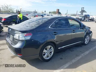 2010 Lexus HS 250h with VIN JTHBB1BAXA2008139, listed as a IAAI auction lot 41695056 with 129,505 mi miles. Bid and sale history available at carsss.com. Image 4.