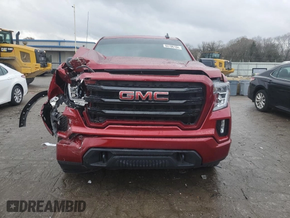 2021 GMC Sierra 1500 Elevation with VIN 3GTU9CED8MG409112, listed as a Copart auction lot 84196104 with 33,285 mi miles and Salvage Title. Bid and sale history available at DreamBid. Image 5.