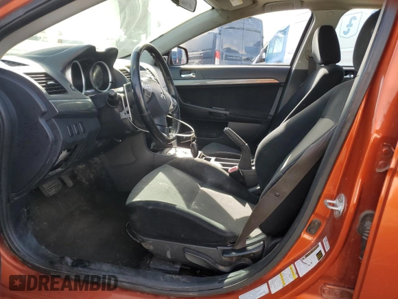 2009 Mitsubishi Lancer GTS with VIN JA3AU86W19U026176, listed as a Copart auction lot 75438734 with 95,565 mi miles and Clean Title. Bid and sale history available at carsss.com. Image 7.