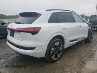 2022 Audi e-tron Premium with VIN WA1AAAGE2NB014917, listed as a Copart auction lot 50104223 with 25,123 mi miles. Bid and sale history available at carsss.com. Image 3.