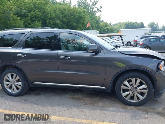 2013 Dodge Durango Crew with VIN 1C4RDJDG0DC693522, listed as a IAAI auction lot 42722229 with 138,585 mi miles and . Bid and sale history available at DreamBid. Image 13.