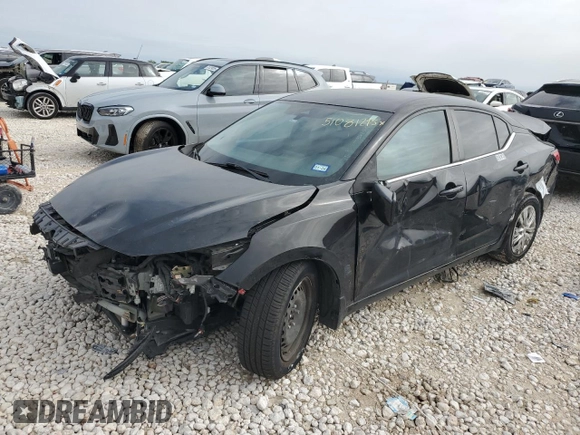 2022 Nissan Sentra S with VIN 3N1AB8BV8NY237258, listed as a Copart auction lot 51081295 with 39,194 mi miles and Salvage Title. Bid and sale history available at carsss.com. Image 1.