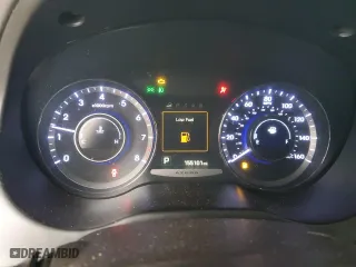 2015 Hyundai Azera with VIN KMHFG4JG9FA454268, listed as a Copart auction lot 46068015 with 155,101 mi miles and Salvage Title. Bid and sale history available at carsss.com. Image 9.
