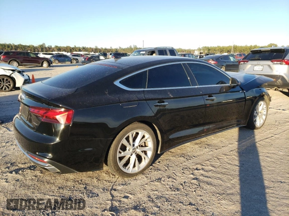 2020 Audi A5 Sportback Premium with VIN WAUANCF5XLA007074, listed as a Copart auction lot 37881754 with 62,914 mi miles. Bid and sale history available at carsss.com. Image 3.