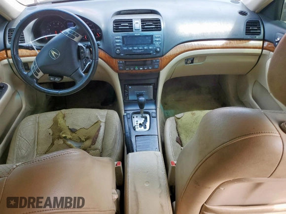 2008 Acura TSX with VIN JH4CL96858C018962, listed as a Copart auction lot 57484835 with 308,351 mi miles and Salvage title. Bid and sale history available at DreamBid. Image 8.