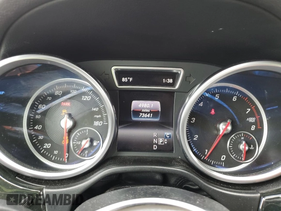 2017 Mercedes-Benz GLS 450 with VIN 4JGDF6EE6HA987647, listed as a Copart auction lot 53255364 with 73,641 mi miles and Salvage Title. Bid and sale history available at DreamBid. Image 9.