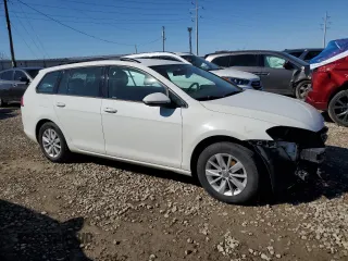 2017 Volkswagen Golf SportWagen S with VIN 3VWC17AU0HM501982, listed as a Copart auction lot 49451225 with 124,296 mi miles and Salvage Title. Bid and sale history available at carsss.com. Image 4.