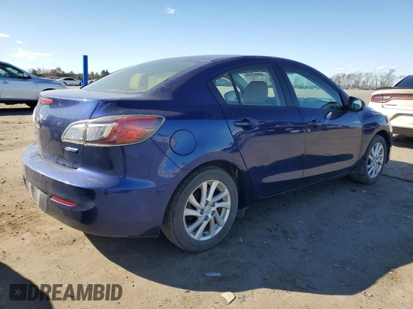 2012 Mazda 3 i Touring with VIN JM1BL1V70C1570090, listed as a Copart auction lot 50697895 with 98,938 mi miles and Salvage Title. Bid and sale history available at carsss.com. Image 3.