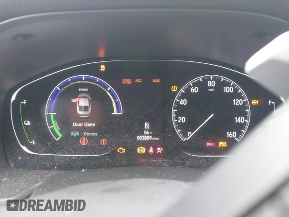 2020 Honda Accord with VIN 1HGCV3F17LA015904, listed as a IAAI auction lot 41393028 with 53,889 mi miles and . Bid and sale history available at DreamBid. Image 7.