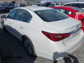 2018 Infiniti Q50 3.0t LUXE with VIN JN1EV7AP1JM366672, listed as a IAAI auction lot 41566540 with 86,390 mi miles. Bid and sale history available at carsss.com. Image 3.