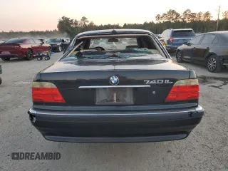 2001 BMW 7 Series 740iL with VIN WBAGH83481DP27673, listed as a Copart auction lot 75961134 with 149,120 mi miles and Salvage Title. Bid and sale history available at carsss.com. Image 6.
