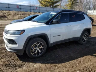 2024 Jeep Compass Limited with VIN 3C4NJDCN3RT173285, listed as a Copart auction lot 47801725 with 3,198 mi miles and Clean Title. Bid and sale history available at carsss.com. Image 1.