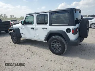 2025 Jeep Wrangler Sport S z VIN 1C4PJXDN6SW511299, wystawiony jako Copart lot #52954515 z przebiegiem 1 679 mil mil oraz Szkoda całkowita • Salvage title. Historia ofert i sprzedaży dostępna na DreamBid. Obrazek 2.