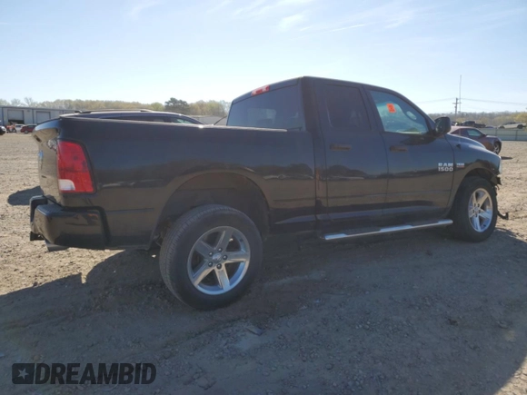2018 Ram 1500 Express with VIN 1C6RR6FT4JS171221, listed as a Copart auction lot 50465125 with 91,329 mi miles and Salvage title. Bid and sale history available at DreamBid. Image 3.
