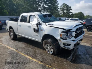 2021 Ram 2500 Big Horn with VIN 3C6UR5DL8MG694762, listed as a Copart auction lot 58244055 with Not provided miles and Salvage title. Bid and sale history available at DreamBid. Image 4.