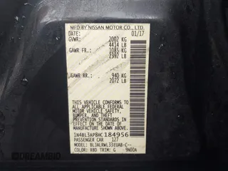 2017 Nissan Altima SR with VIN 1N4BL3AP8HC184956, listed as a IAAI auction lot 40779737 with 120,270 mi miles and . Bid and sale history available at DreamBid. Image 9.