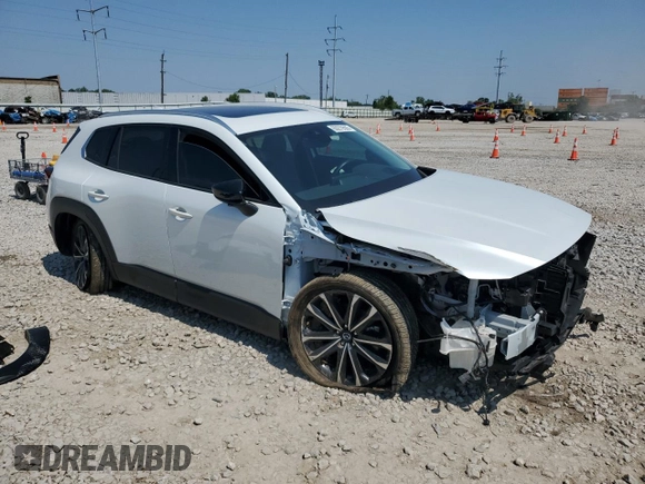 2023 Mazda CX-50 S Premium Plus with VIN 7MMVABEM2PN111463, listed as a Copart auction lot 60270505 with 21,191 mi miles and Salvage title. Bid and sale history available at DreamBid. Image 4.