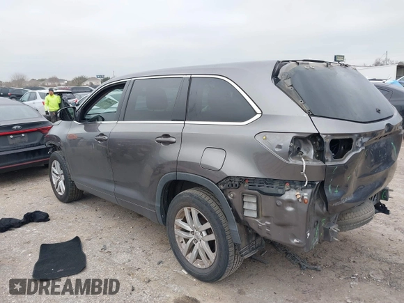 2015 Toyota Highlander LE z VIN 5TDZARFHXFS010904, wystawiony jako IAAI lot #41608105 z przebiegiem 155 815 mil mil oraz . Historia ofert i sprzedaży dostępna na DreamBid. Obrazek 3.