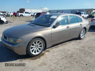 2003 BMW 7 Series 745Li with VIN WBAGN63493DR14954, listed as a IAAI auction lot 42219740 with 98,342 mi miles and . Bid and sale history available at carsss.com. Image 17.
