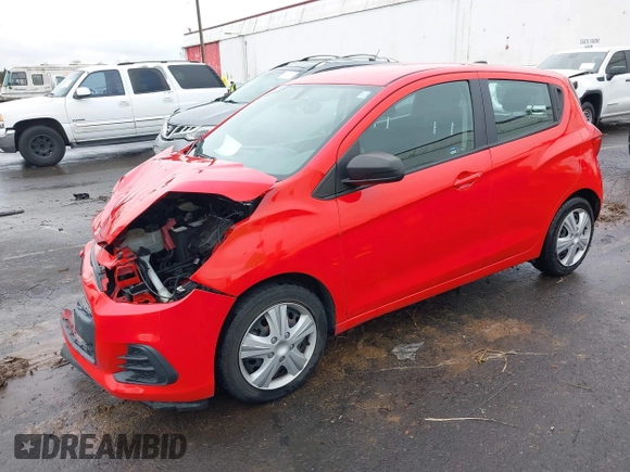 2016 Chevrolet Spark LS with VIN KL8CB6SA8GC611654, listed as a IAAI auction lot 41527761 with 86,747 mi miles. Bid and sale history available at carsss.com. Image 18.