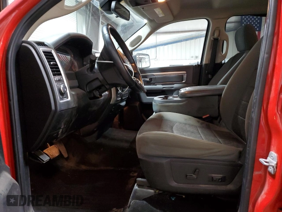 2014 Ram 1500 Big Horn with VIN 1C6RR7LG6ES194163, listed as a Copart auction lot 55963165 with 195,173 mi miles and Salvage title. Bid and sale history available at DreamBid. Image 7.