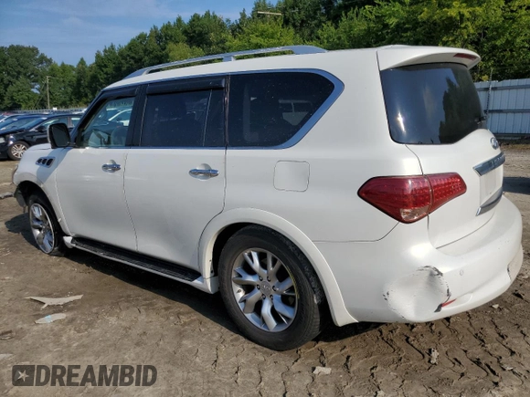 2011 Infiniti QX56 7-passenger with VIN JN8AZ2NE6B9004261, listed as a Copart auction lot 66890954 with 245,018 mi miles and Clean Title. Bid and sale history available at carsss.com. Image 2.