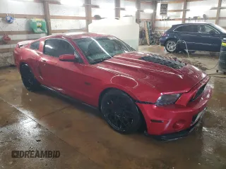 2011 Ford Mustang GT with VIN 1ZVBP8CF3B5143451, listed as a Copart auction lot 87134304 with 136,411 mi miles and Salvage Title. Bid and sale history available at carsss.com. Image 4.