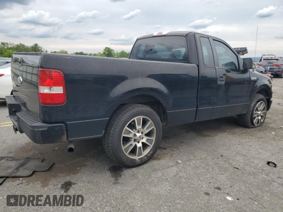 2007 Ford F-150 XL with VIN 1FTRF12207KD50317, listed as a Copart auction lot 58611805 with 122,940 mi miles and Salvage title. Bid and sale history available at DreamBid. Image 3.