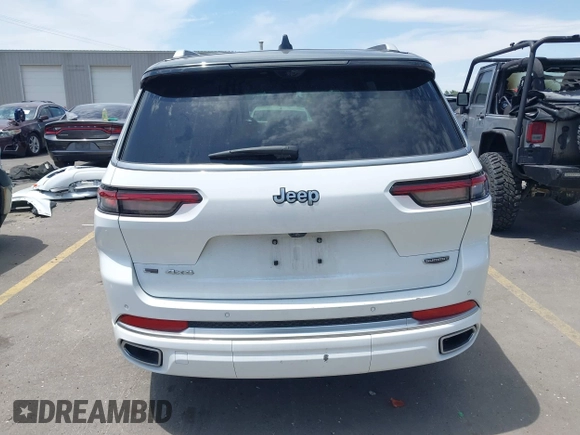 2021 Jeep Grand Cherokee Summit Reserve с VIN 1C4RJKET4M8197071, выставлен на аукционе IAAI как лот 42430824 с пробегом 36 927 миль миль и . История ставок и продаж доступна на DreamBid. Изображение 17.