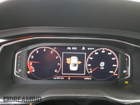 2023 Volkswagen Jetta GLI Autobahn with VIN 3VW1T7BU1PM015891, listed as a Copart auction lot 82479854 with 43,906 mi miles and Salvage title. Bid and sale history available at DreamBid. Image 9.