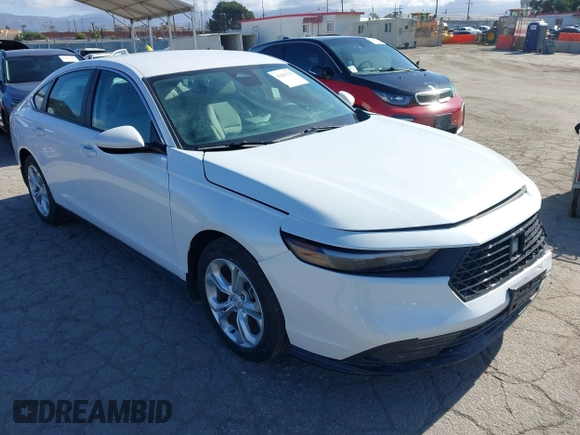 2023 Honda Accord LX with VIN 1HGCY1F23PA050367, listed as a IAAI auction lot 42261335 with 3,969 mi miles and . Bid and sale history available at DreamBid. Image 1.