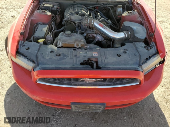 2013 Ford Mustang V6 with VIN 1ZVBP8AM5D5227503, listed as a Copart auction lot 61601645 with 155,178 mi miles and Salvage title. Bid and sale history available at DreamBid. Image 11.