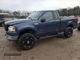2005 Ford F-150 XL with VIN 1FTRF14585KC00914, listed as a Copart auction lot 43589325 with 181,304 mi miles and Salvage Title. Bid and sale history available at carsss.com. Image 1.